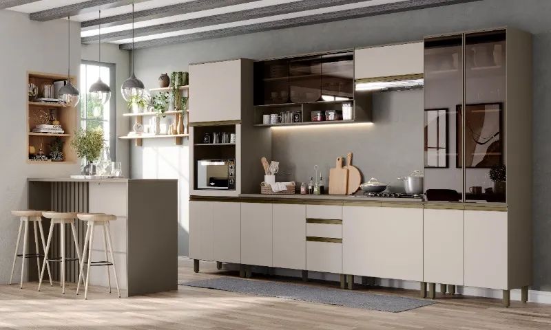 Cozinha Planejada 100% MDF 15mm! Entrega Rápida e Preço Direto! - Foto 4