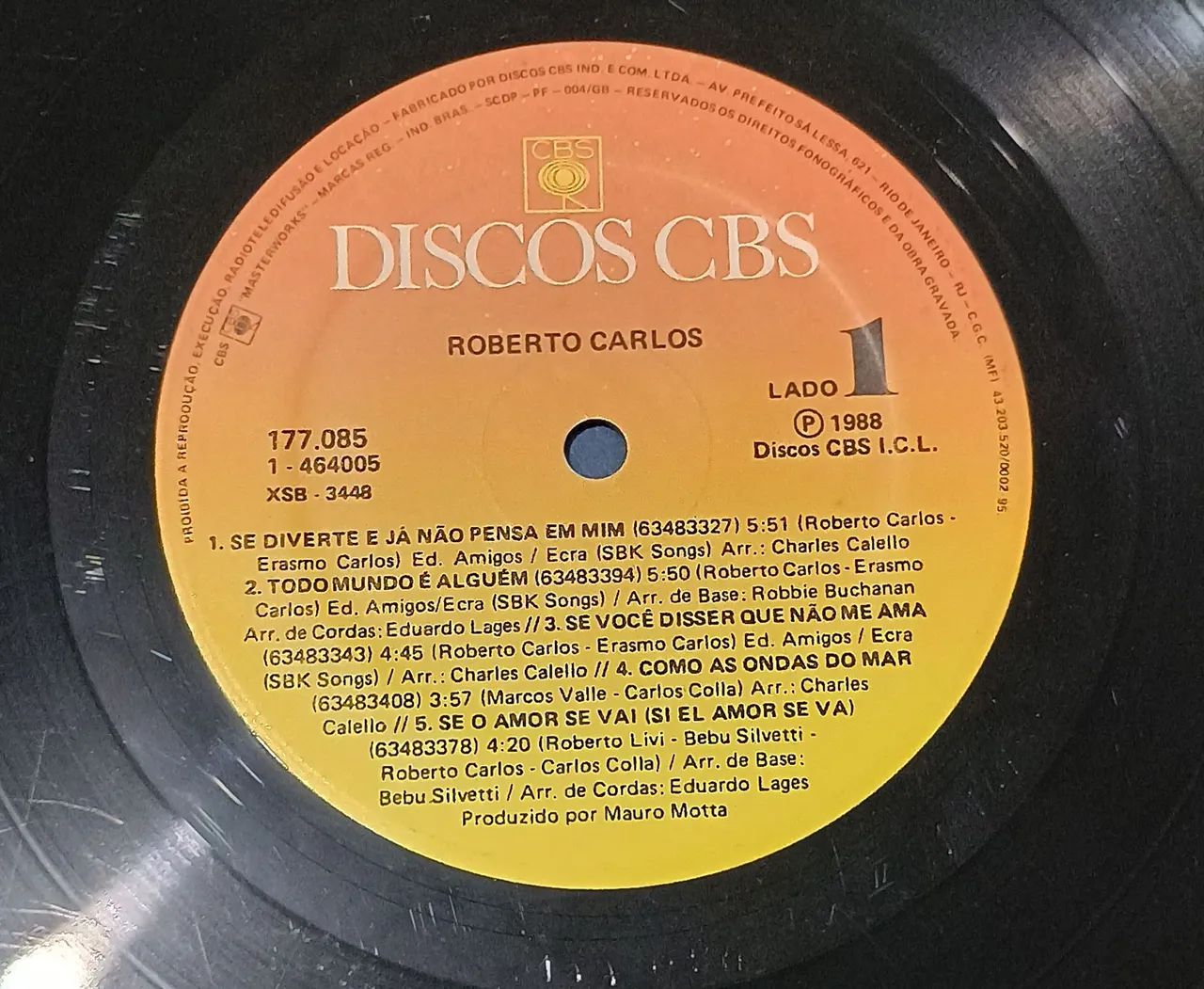 LP Roberto Carlos - 1988 - Disco CBS Original - Foto 5