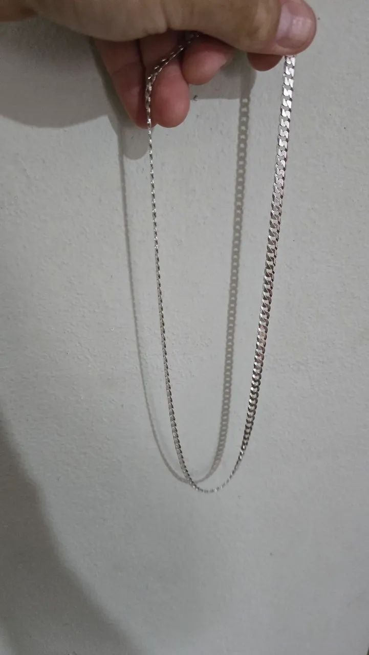Cordão de prata 925 trabalhado - Foto 5