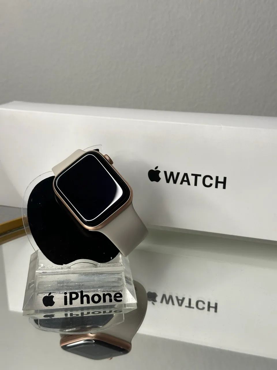 Apple Watch SE 44mm Gold Semi Novo!! - Foto 4