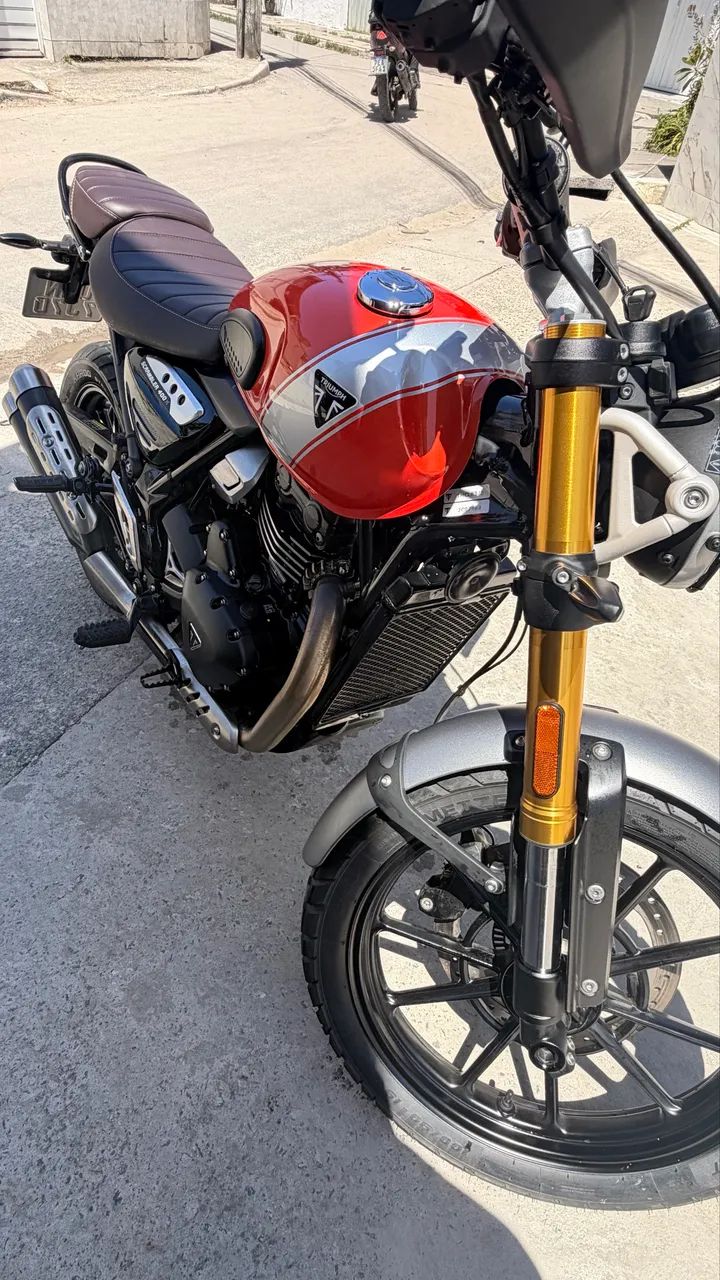 Scrambler 400x  laranja 2026 com 7543 km - Foto 2