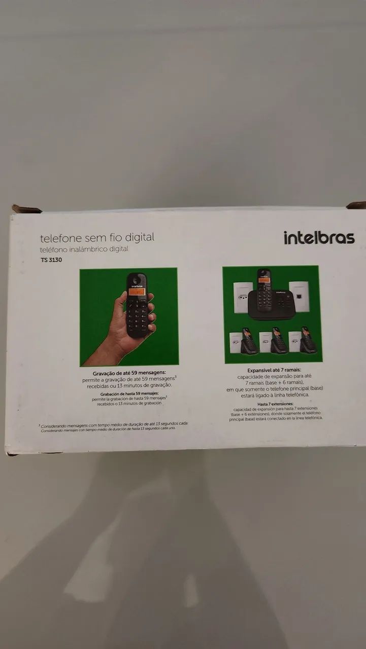 Telefone sem fio Intelbras com Secretária Eletrônica  - Foto 2
