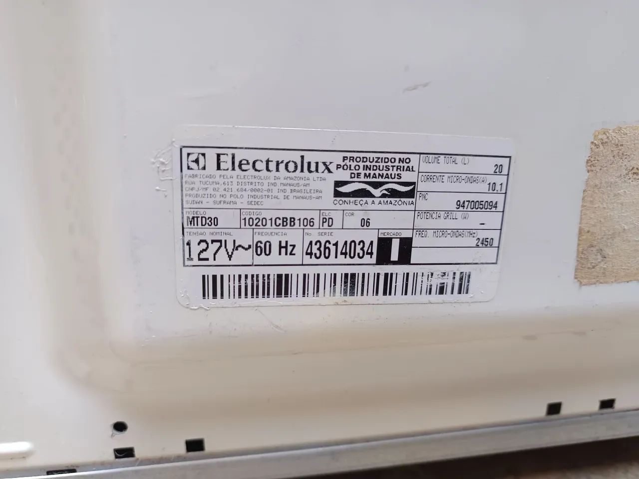 Microondas Eletrolux 20litros 127v - Foto 3
