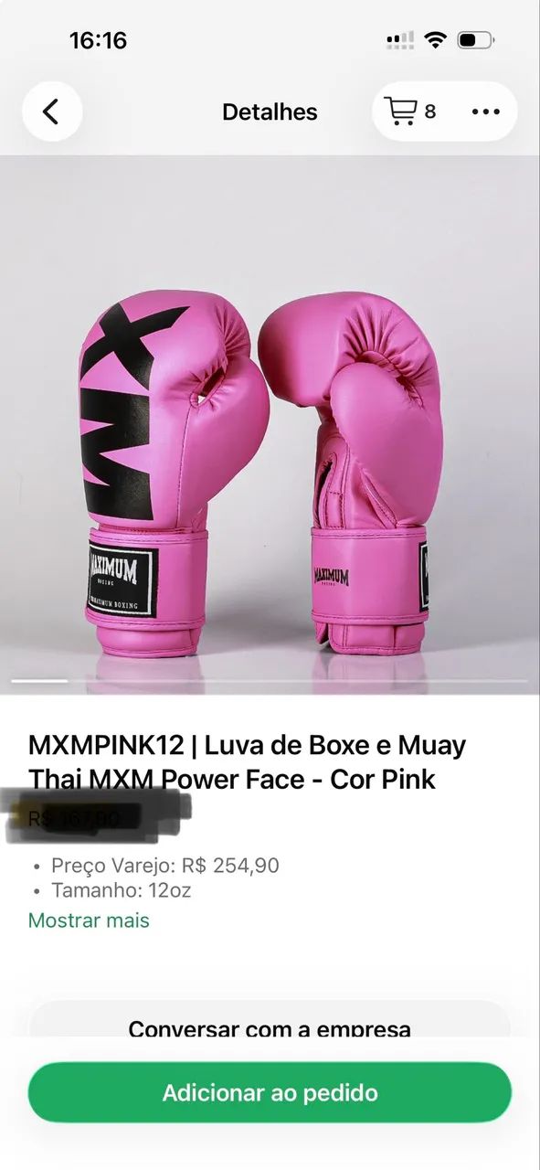 Luva Maximum 