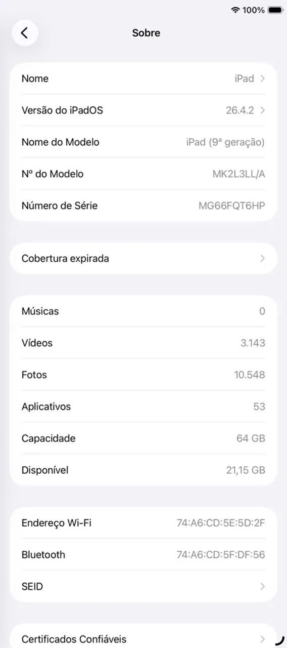 IPAD 9ª GERAÇÃO E ACESSÓRIOS  - Foto 4