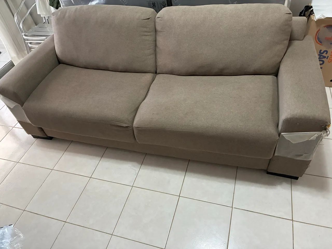 Sofá 3 lugares super confortável  - Foto 4