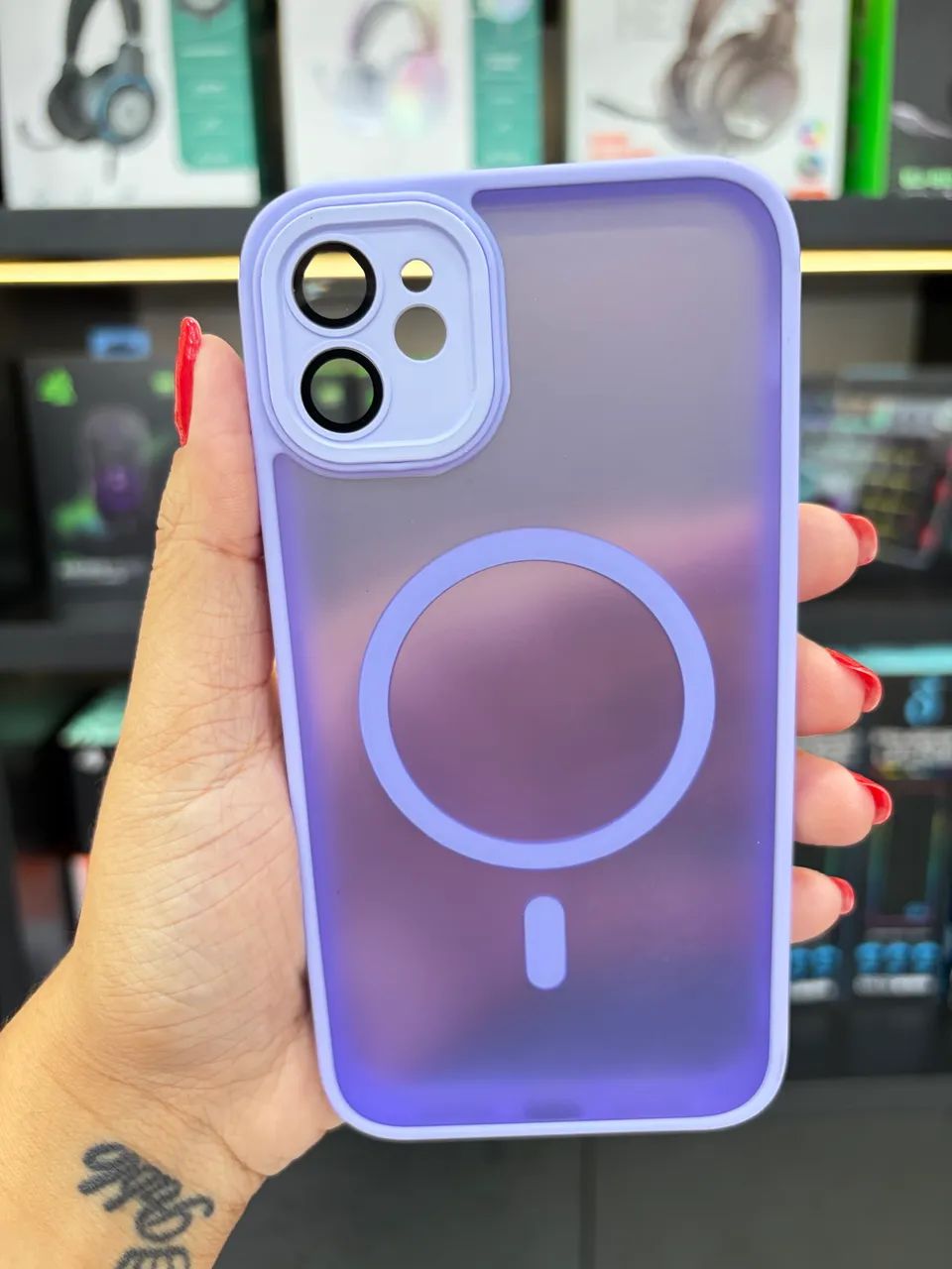Capa todos  iPhone case fosca com MagSafe (Novo) - Foto 4