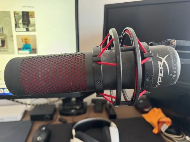 Microfone Condensador USB HyperX QuadCast - Foto 4