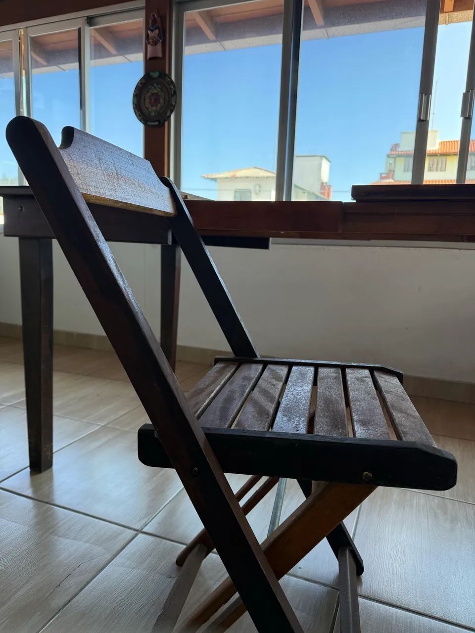 Conjunto de mesa extensível com cadeiras  - Foto 3