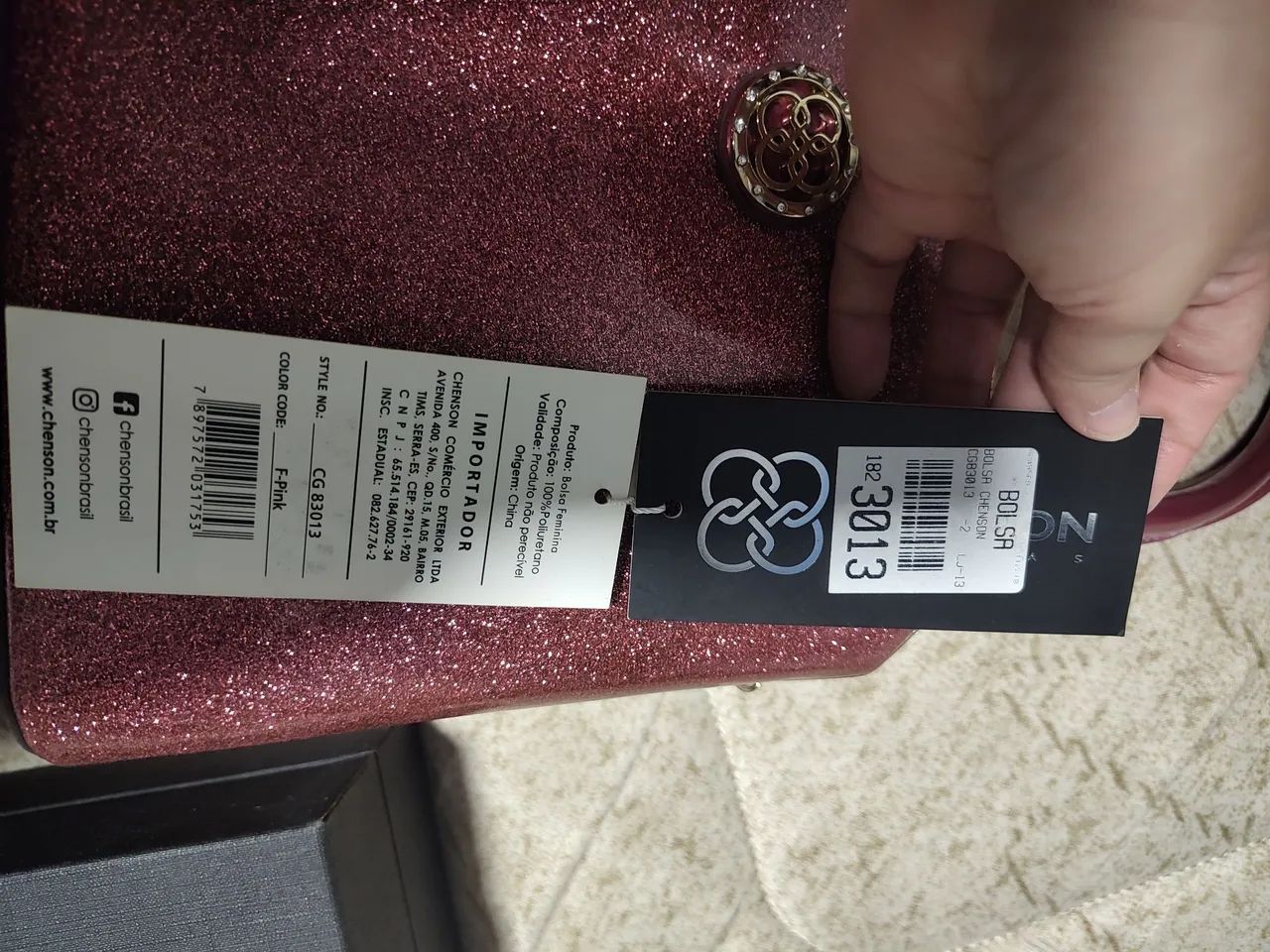 Bolsa feminina Chenso Rosa - Foto 2