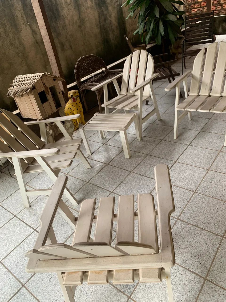 Conjunto de terraço em madeira - Foto 2