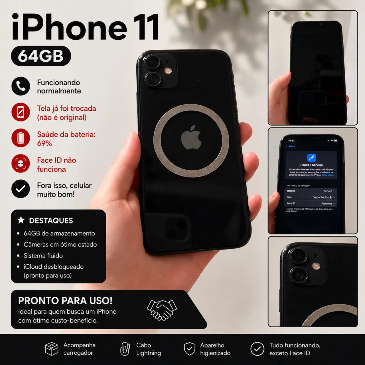 iphone 11 64gb preto
