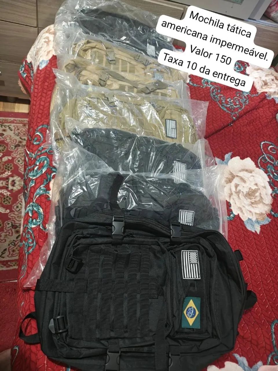 Mochila tática impermeável