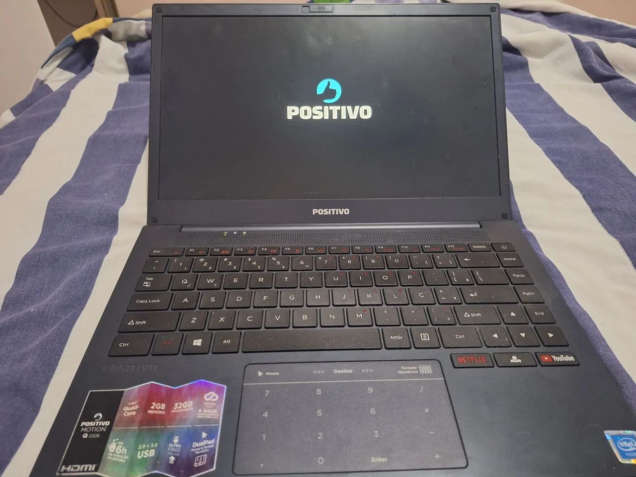 NOTEBOOK MOTION Q232B - USADO, EM ÓTIMO ESTADO 