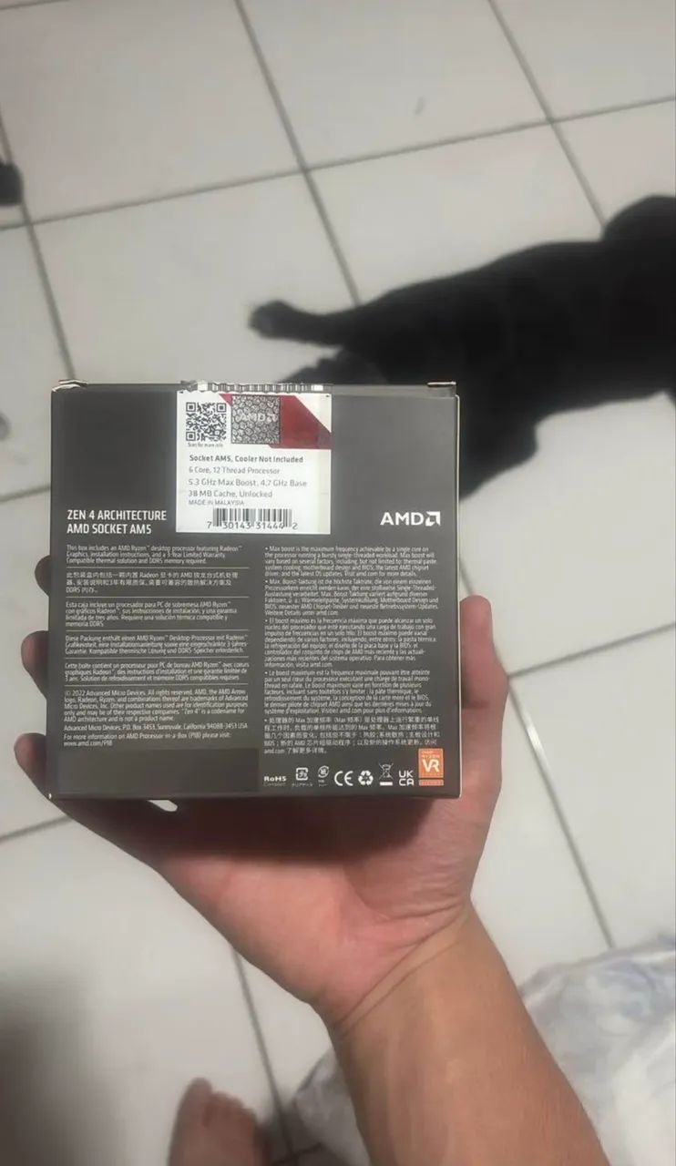 Processador Ryzen 5 7600x am5 - Foto 2