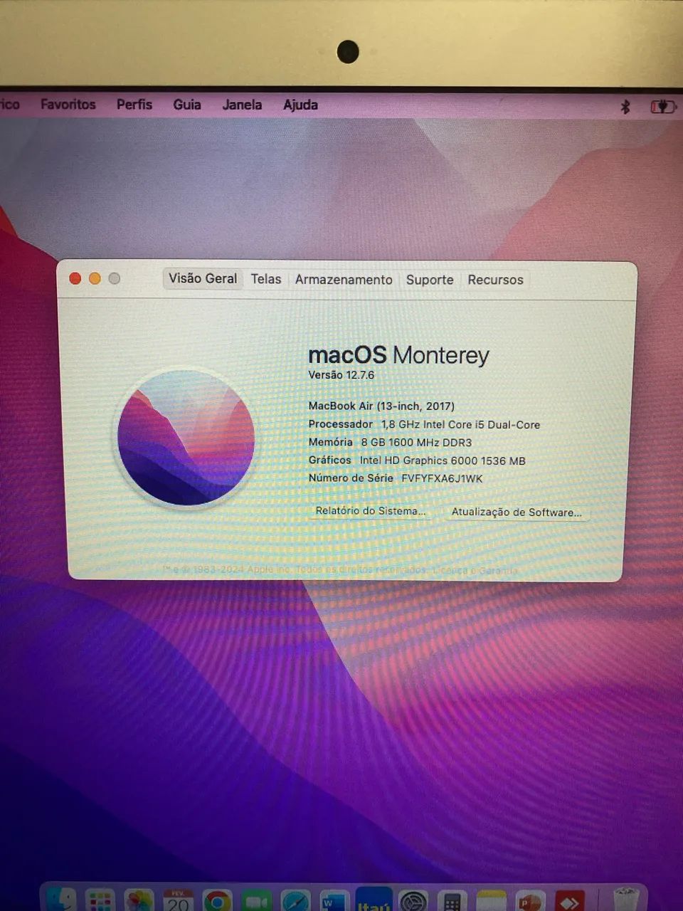 MacBook Air 2017 | 8GB | Core i5