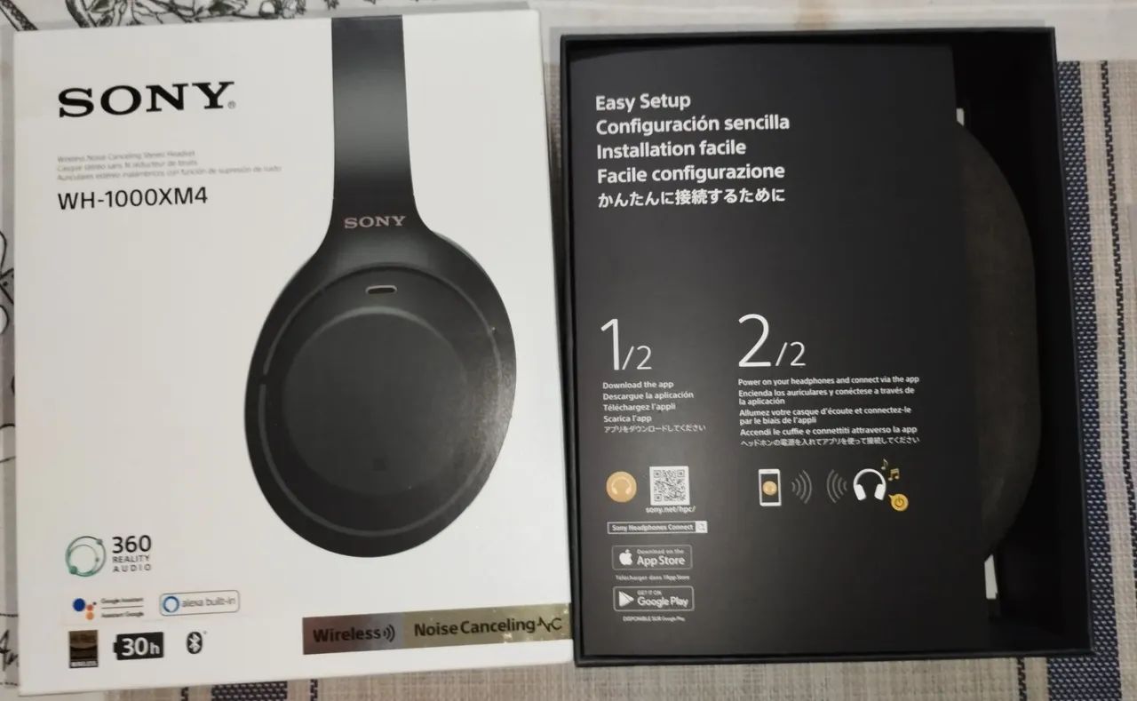 Fones Sony WH-1000XM4 Bluetooth  - Foto 2