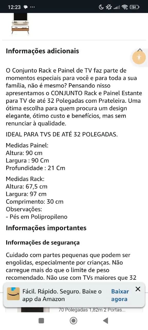 painel com hack , cabe até 32 polegadas  - Foto 3