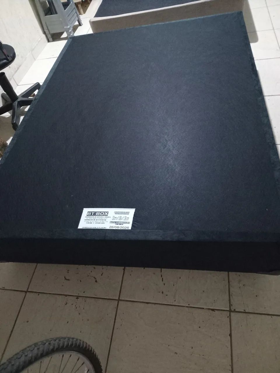 Cama box casal padrão 138x188 base nova