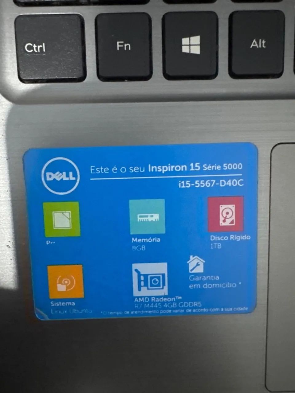 Notebook Dell em ótimo estado  - Foto 3