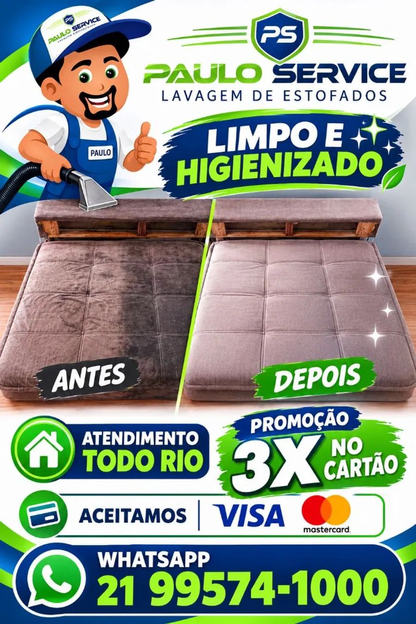 Lavagem de Estofados 