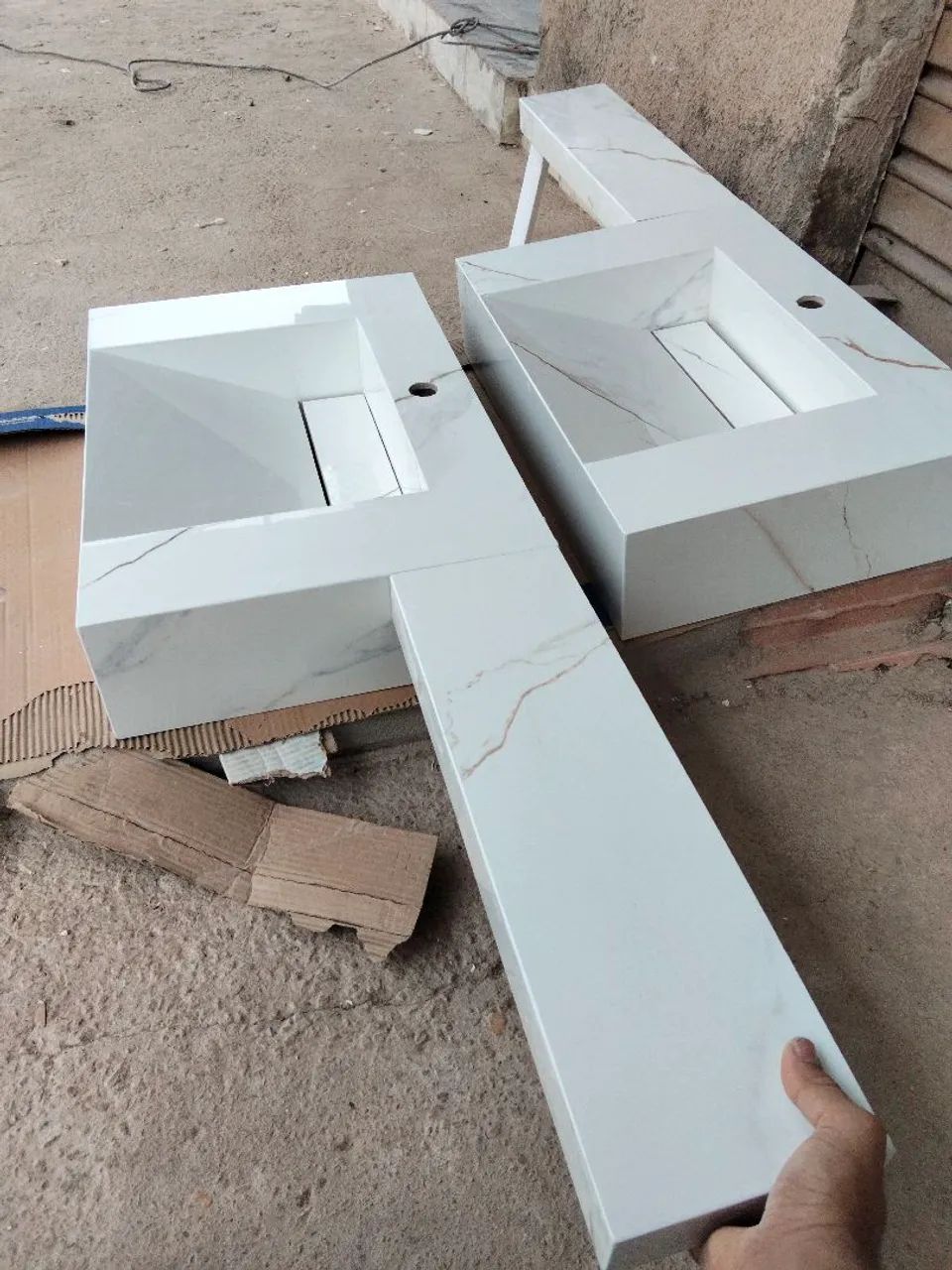 Pia com extensão sobre o vaso  - Foto 2