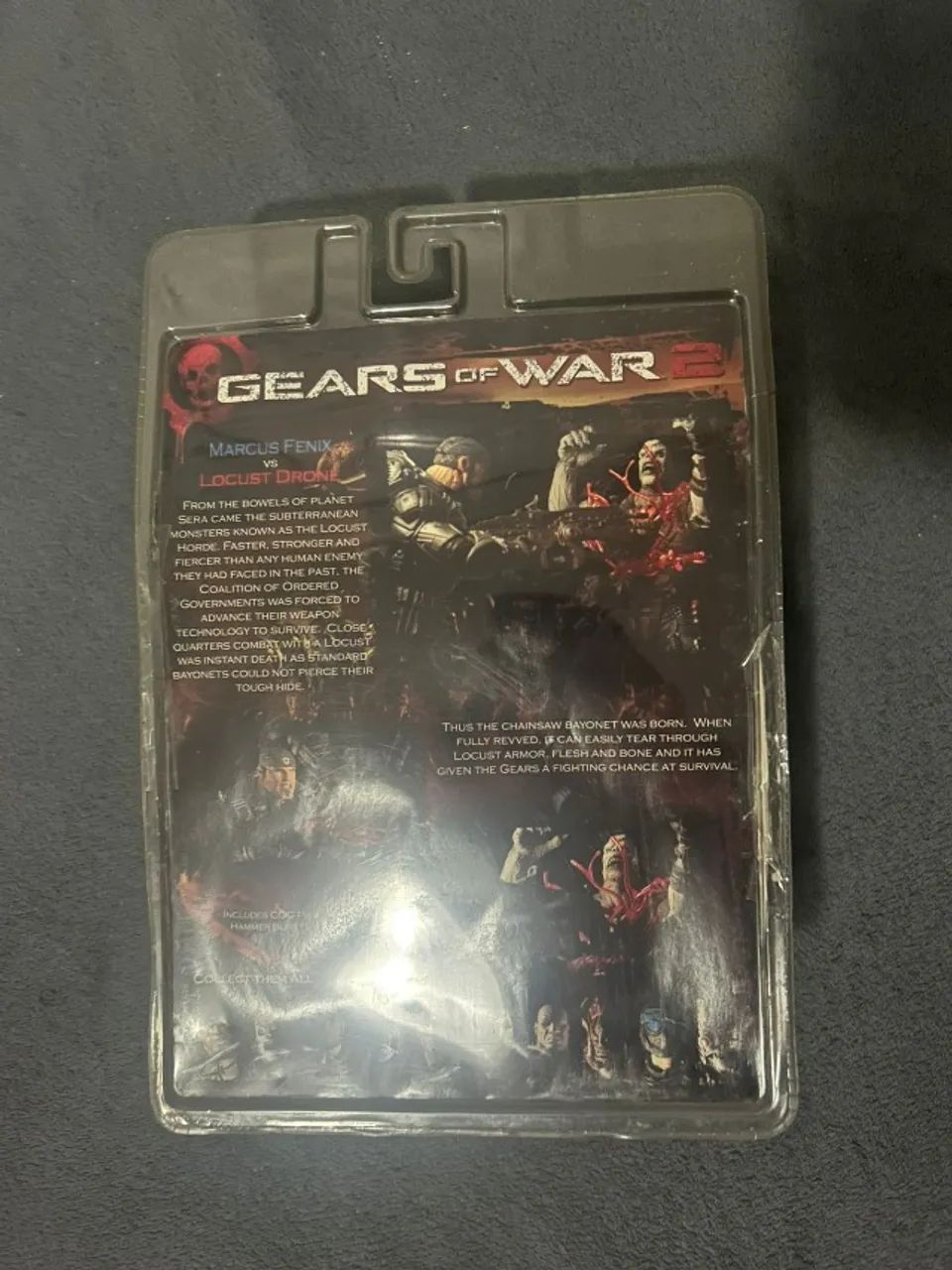 gears of war neca marcus Vs locust drone 2 pack player select - Foto 3