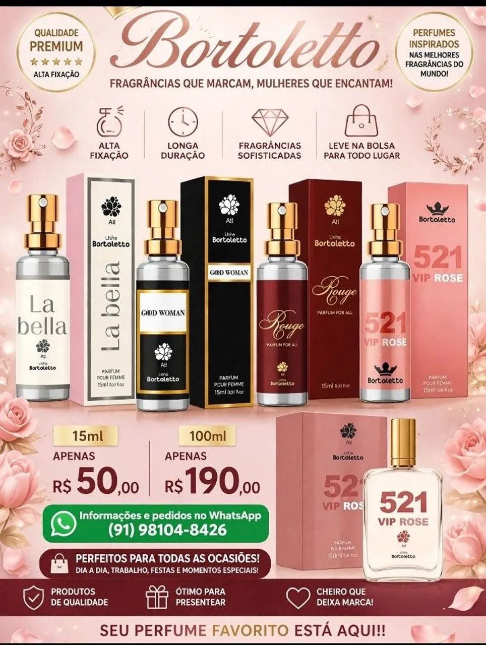 Perfumes importados 
