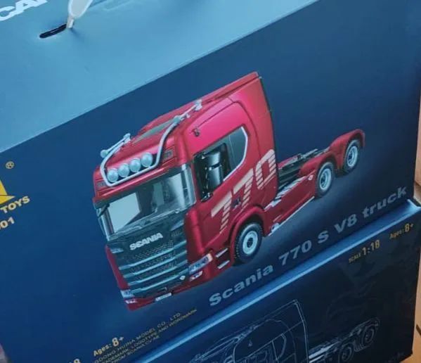 Caminhão Truck de Controle Remoto Scania 770s 4×4 esca 1/18 - Foto 3