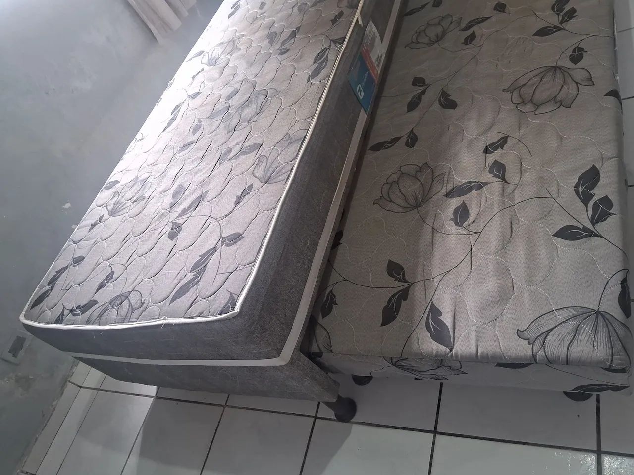 Cama solteiro bicama colchão 