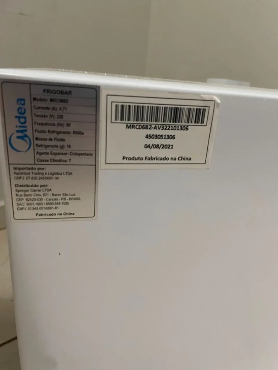 Frigobar Midea 220V - Conservado - Foto 5