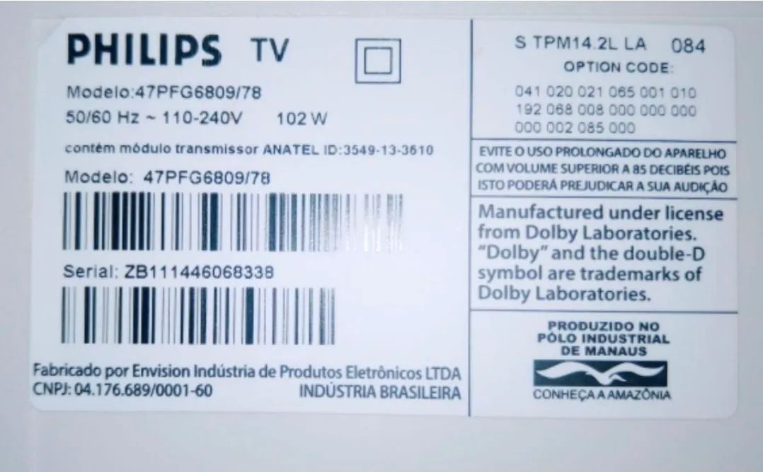 TV PHILIPS - PARA RETIRADA DE PEÇAS - Foto 2