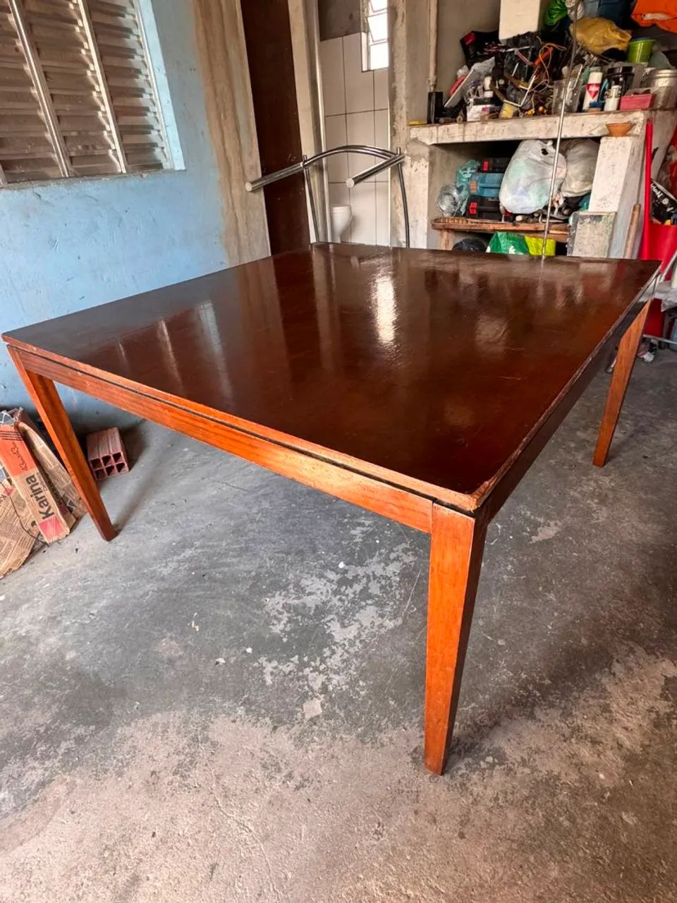 Mesa de madeira 8 lugares  - Foto 2