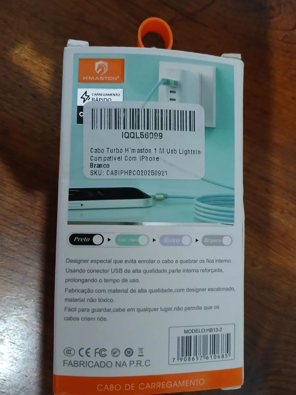 Cabo de carregador USB lighting turbo - Foto 2