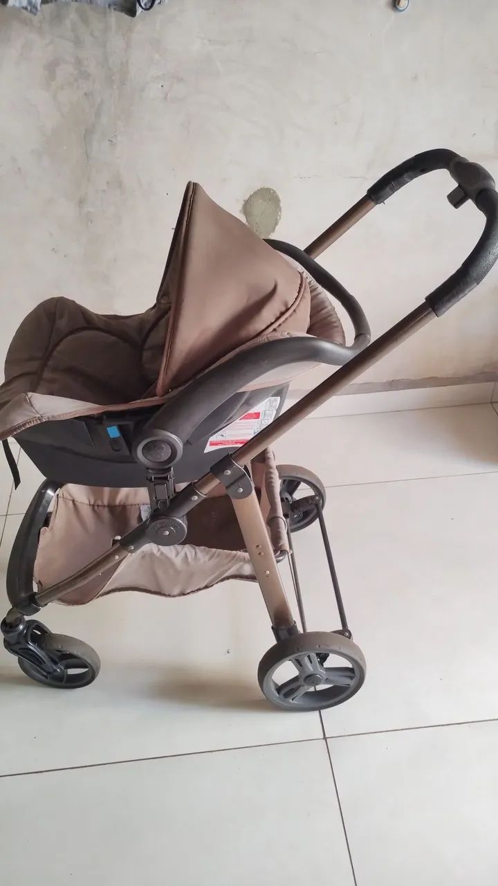 Carrinho para bebe mais cadeirão  - Foto 3