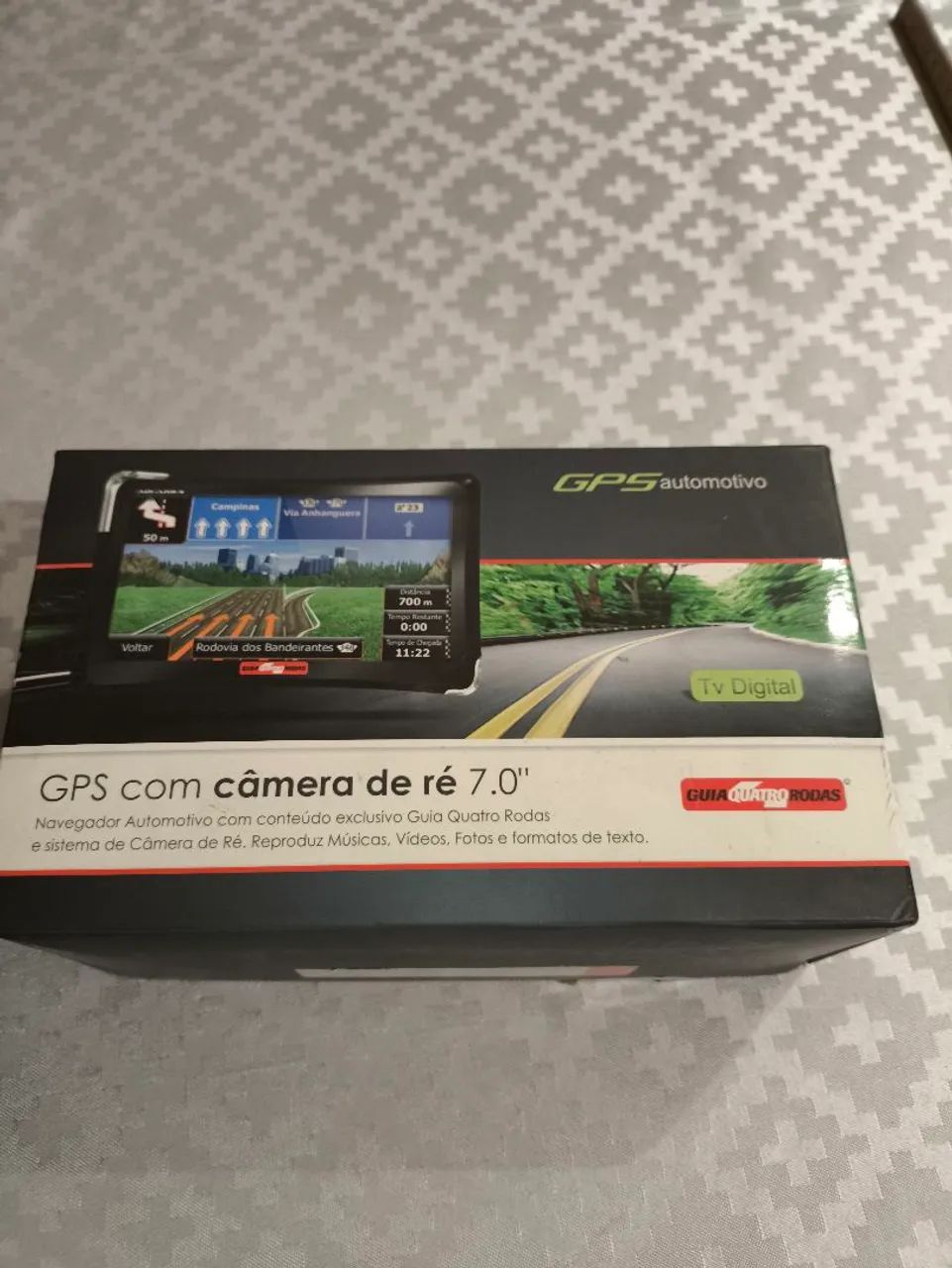 GPS Automotivo Aquarius 7" com Câmera de Ré