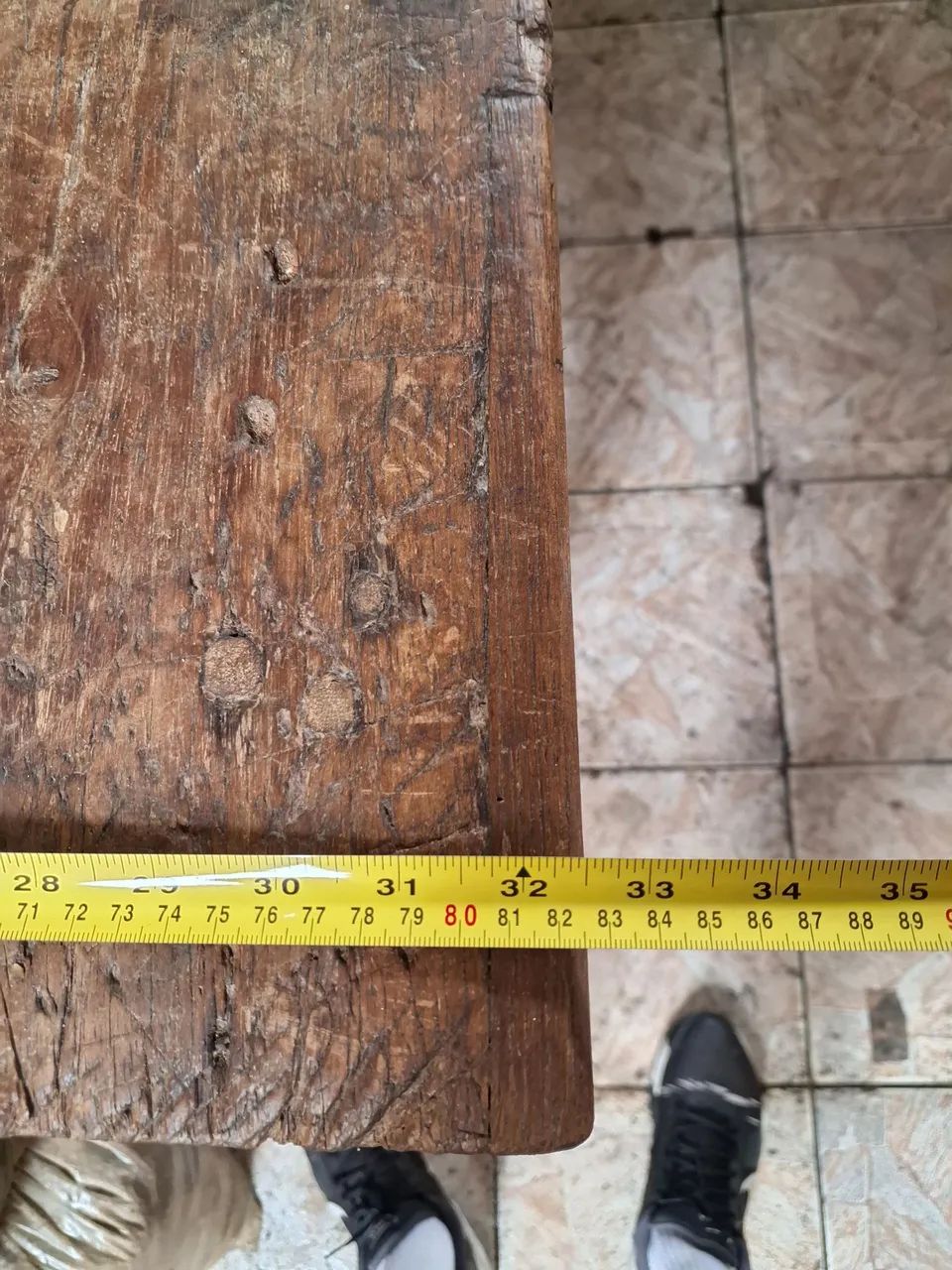 Mesa antiga de antiquário  - Foto 4