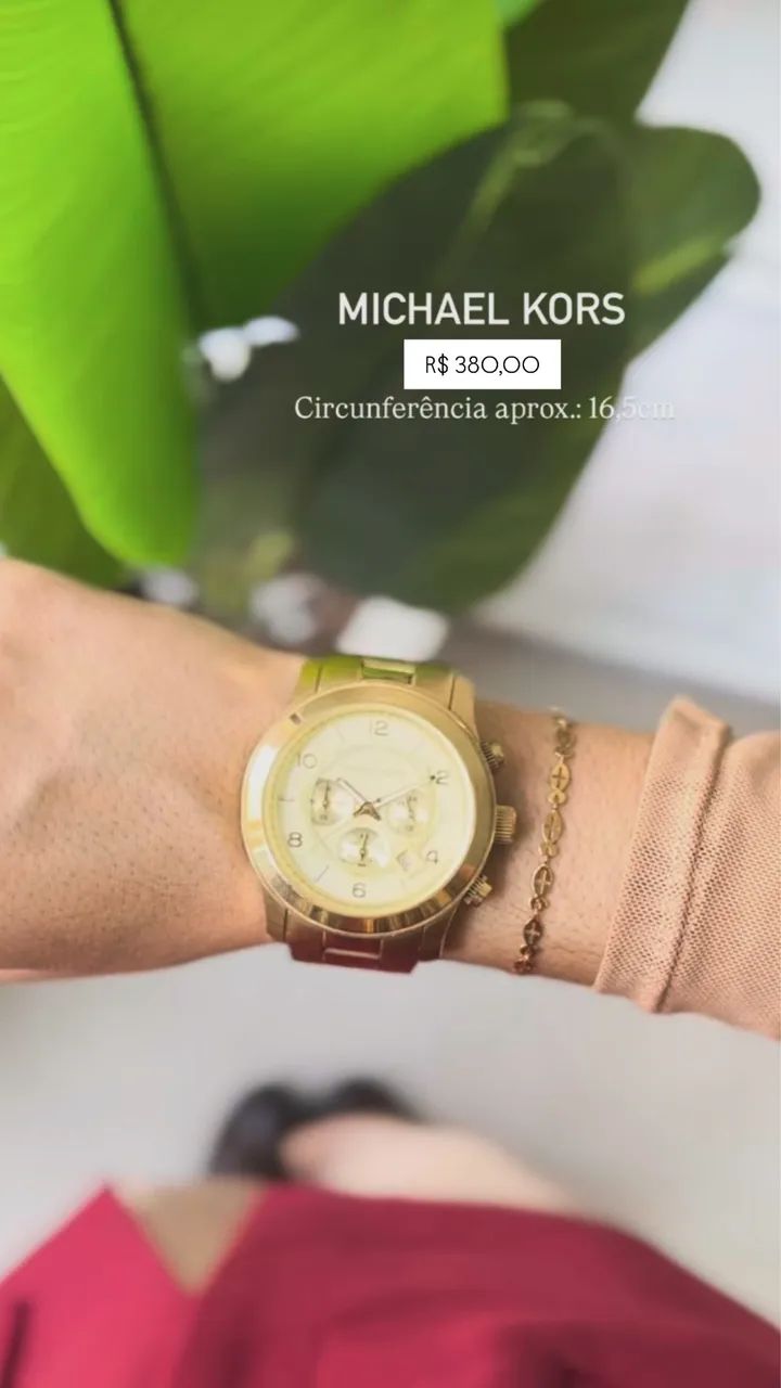 Relógio Michael Kors - dourado  - Foto 2