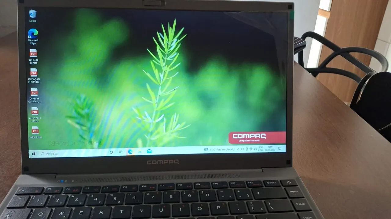 Notebook Compaq( SEMI NOVO ) Pentium N3700 SSD 120GB USB 2.0 3.0 WEBCAMCOVER - Foto 2