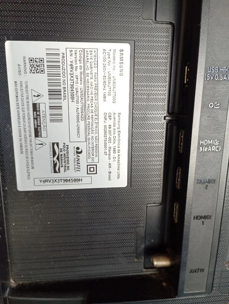Tv de 50 polegadas com defeito - Foto 4