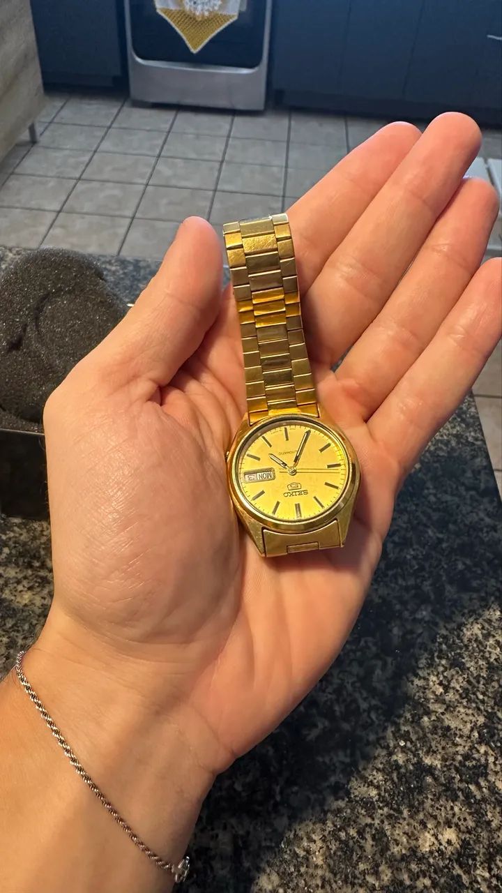 Relógio Seiko Automático Gold Pulse ORIGINAL - Foto 4