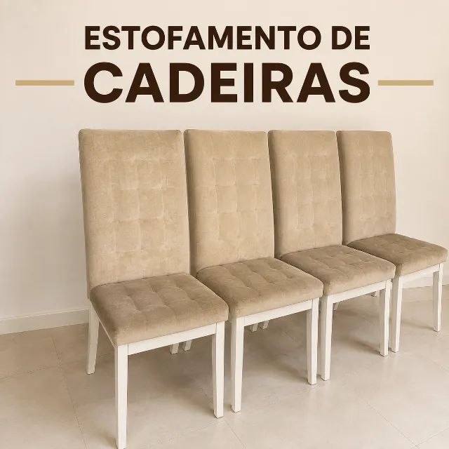 Reforma de Cadeiras Estofadas em Fortaleza | Conserto e Reforço