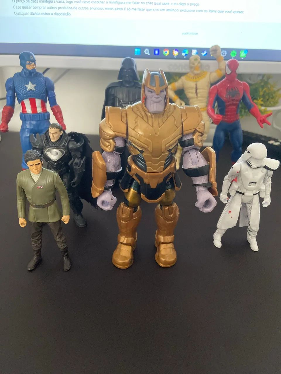 Lote Bonecos Antigos Raridades (Star Wars, Marvel, DC) Troca