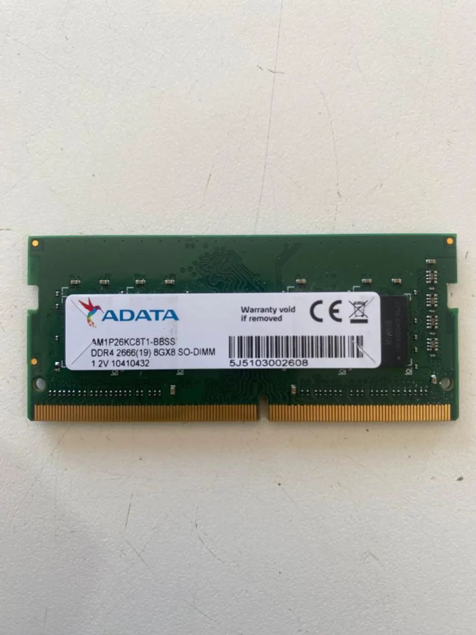 memoria para notebook  8GB DDR4 2666mhz adata s/nova perfeita com  garantia e nf - Foto 4