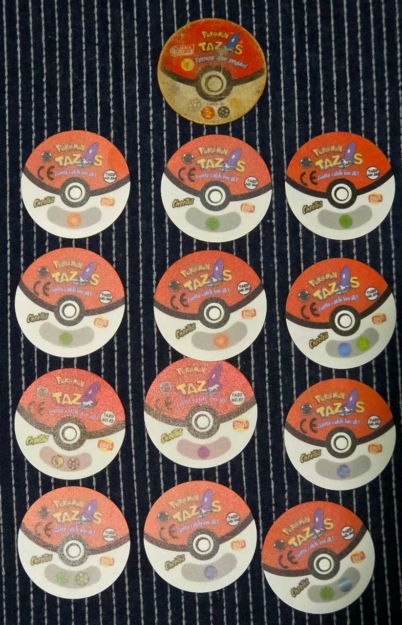 Lote Tazos Pokémon Elma Chips & Importados  - Foto 2