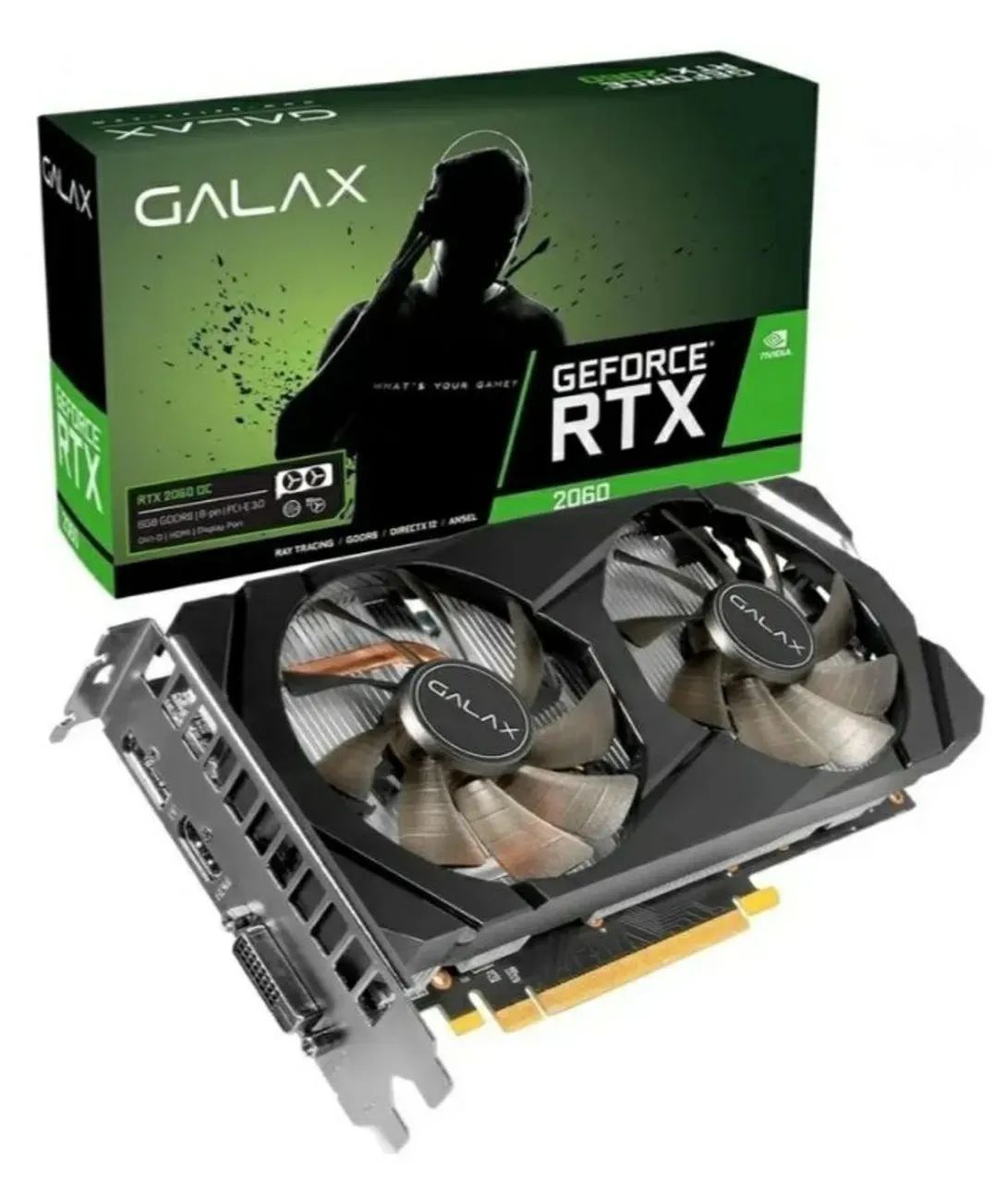 PLACA DE VÍDEO NVIDIA GALAXY GEFORCE RTX 2060