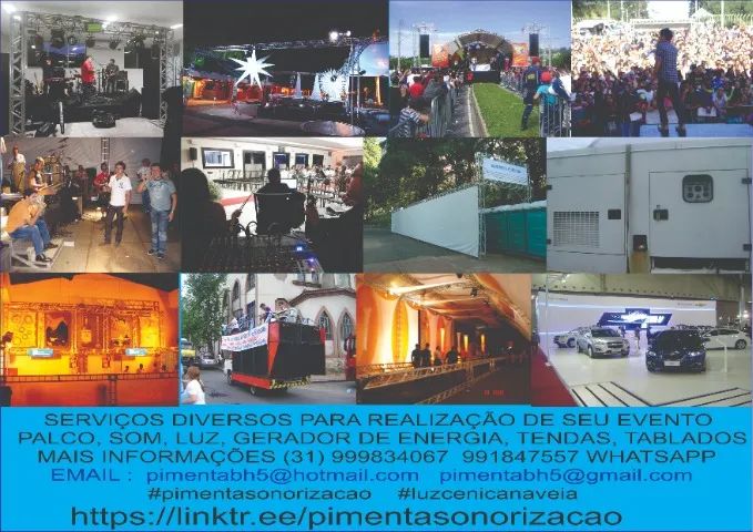 serviços diversos para a realização de seu evento. https://linktr.ee/pimentasonorizacao - Foto 5