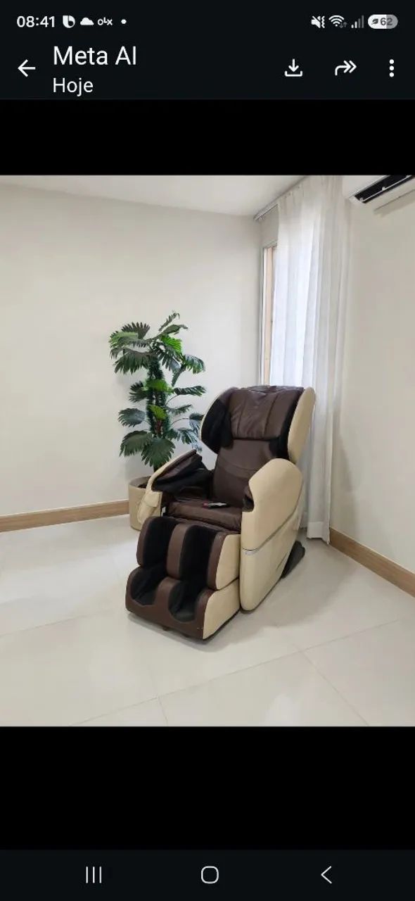 Poltrona de Massagem Paradise - Cor Bege - Foto 2