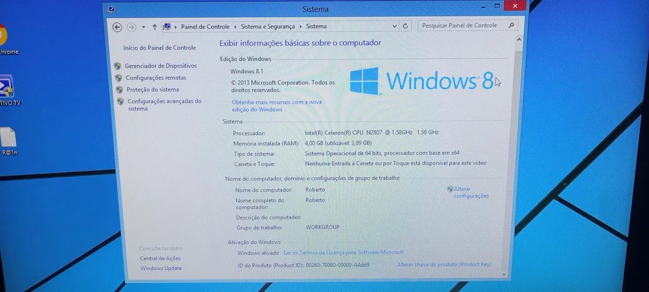 Vendo PCTv union ALL one 