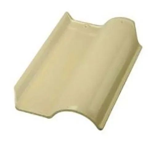 Telha americana esmaltada marfim 